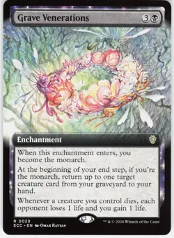 MAGIC MTG GRAVE VENERATIONS (EXTENDED ART) 29 COMMANDER: LORWYN ECLIPSED - Image 1