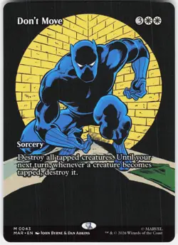 MAGIC MTG DON'T MOVE (BORDERLESS) 43 MARVEL UNIVERSE ETERNAL-LEGAL - Image 1