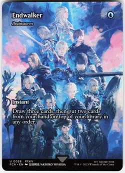 MAGIC MTG ENDWALKER - BRAINSTORM (SHOWCASE) 28 FINAL FANTASY: THROUGH THE AGES - Image 1