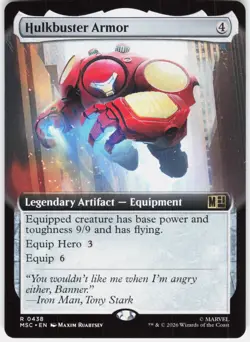 MAGIC MTG HULKBUSTER ARMOR (EXTENDED ART) 438 COMMANDER: MARVEL SUPER HEROES - Image 1