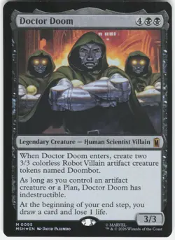 MAGIC MTG DOCTOR DOOM 95 MARVEL SUPER HEROES FOIL - Image 1