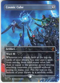 MAGIC MTG COSMIC CUBE (BORDERLESS) (0337) 337 MARVEL SUPER HEROES - Image 1