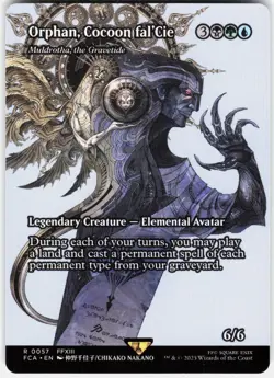 MAGIC MTG ORPHAN COCOON FAL'CIE MULDROTHA THE GRAVETIDE SHOWCASE 57 FINAL FANTAS - Image 1