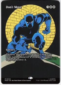 MAGIC MTG DON'T MOVE (BORDERLESS) 43 MARVEL UNIVERSE ETERNAL-LEGAL - Image 1