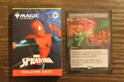 MTG Spiderman - Welcome Deck White + Behold the Sinister Six! Promo (Bundle Set) - Image 1