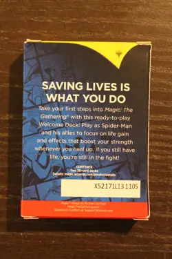 MTG Spiderman - Welcome Deck White + Behold the Sinister Six! Promo (Bundle Set) - Image 3