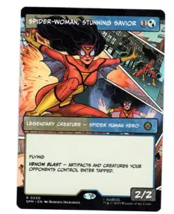 SPIDER-WOMAN, STUNNING SAVIOR (BORDERLESS) 230 SPIDER-MAN MAGIC: THE GATHERING - Image 1