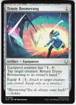 MAGIC MTG TRUSTY BOOMERANG 260 AVATAR: THE LAST AIRBENDER - Image 1