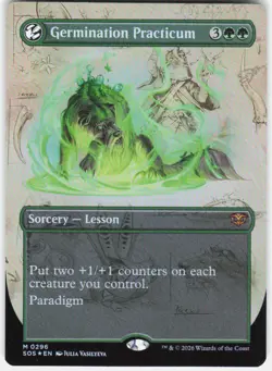 MAGIC MTG GERMINATION PRACTICUM (BORDERLESS) 296 SECRETS OF STRIXHAVEN FOIL - Image 1