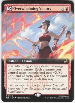 MAGIC MTG OVERWHELMING VICTORY (EXTENDED ART) 196 AVATAR: THE LAST AIRBENDER: - Image 1