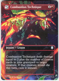 MAGIC MTG COMBUSTION TECHNIQUE (BORDERLESS) 301 AVATAR: THE LAST AIRBENDER - Image 1