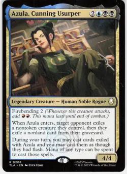 MAGIC MTG AZULA, CUNNING USURPER 208 AVATAR: THE LAST AIRBENDER - Image 1