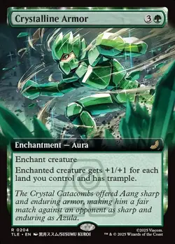 Crystalline Armor Foil Avatar: The Last Airbender Eternal 204 NM MTG - Image 1