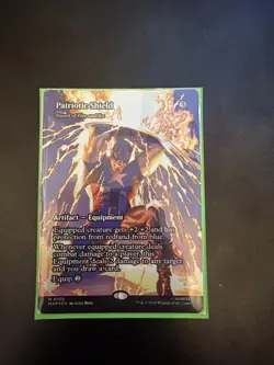 Wizards of the Coast MTG Marvel Patriotic Shield Foil Alt Art Mythic 0100 - Image 1