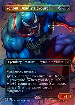 MTG Venom Deadly Devourer Foil - Image 1