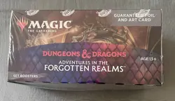 MTG Adventures in the Forgotten Realms (AFR) Set booster box (New & Sealed) - Image 1