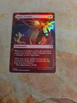 Impact Tremors FOIL Wilds Of Eldraine Enchanting Tales MTG LP - Image 1
