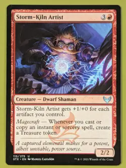 Storm-Kiln Artist x1 Strixhaven: School of Mages 1x Magic the Gathering MTG - Image 1