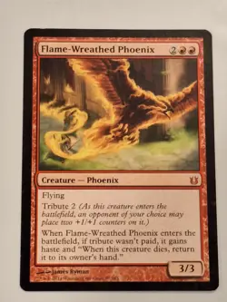 Flame-Wreathed Phoenix - Born of the Gods Magic the Gathering MTG Nice! - Image 1