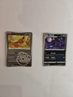 Pokemon TCG Chinese Eevee And Umbreon Masterball - Image 1