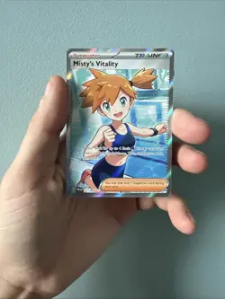 Misty's Vitality 111/084 Ultra Rare ME: Pitch Black Pokemon TCG NM PRERELEASE - Image 1