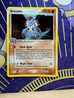 Pokemon Armaldo Holo 3/108 from EX Power Keepers LP - Image 1