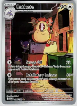 POKEMON RATICATE 099/088 HOLO PERFECT ORDER HOLO NM/M - Image 1