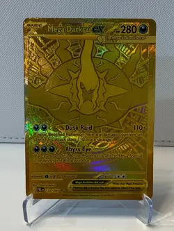 Mega Darkrai ex 120/084 Pitch Black Mega Hyper Rare NM - Image 1