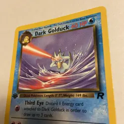 Dark Golduck 37/82 Uncommon Team Rocket Pokemon 1st Edition NM Near Mint - Image 4