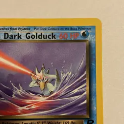 Dark Golduck 37/82 Uncommon Team Rocket Pokemon 1st Edition NM Near Mint - Image 5