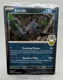 Zarude 056/084 Pitch Black Promo GameStop NEW SEALED🔥 - Image 1