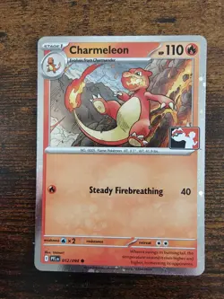 Pokemon TCG - Charmeleon 012/094 Play Stamped Prize Pack Series 9 Cosmos Holo - Image 1