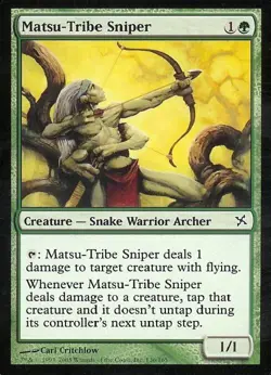 Matsu-Tribe Sniper -Foil Light Play MTG Betrayers of Kamigawa - Image 1