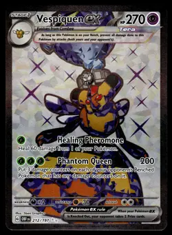 Vespiquen ex 212/197 SV03: Obsidian Flames Pokemon - Image 1
