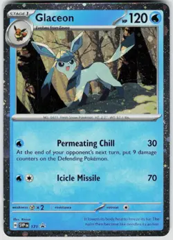 POKEMON GLACEON (COSMOS HOLO) 171 SCARLET & VIOLET PROMO NM/M - Image 1