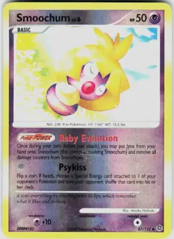 POKEMON SMOOCHUM 67/132 SECRET WONDERS REVERSE HOLO LP - Image 1