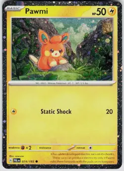 POKEMON PAWMI (COSMO FOIL) 074/193 HOLO HOLO NM/M - Image 1