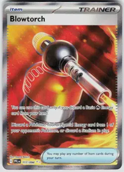 POKEMON BLOWTORCH 117/094 PHANTASMAL FLAMES HOLO NM/M - Image 1