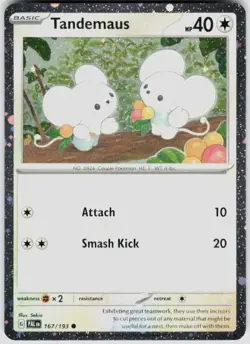 POKEMON TANDEMAUS (COSMOS FOIL) 167/193 HOLO NM/M - Image 1