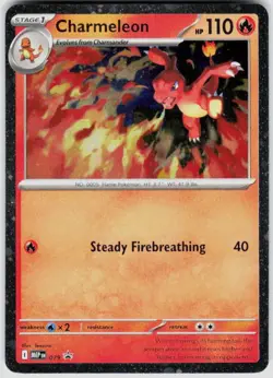 POKEMON CHARMELEON (COSMOS HOLO) 079 HOLO ME: MEGA EVOLUTION PROMO HOLO NM/M - Image 1
