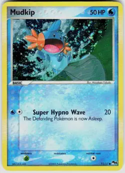 POKEMON MUDKIP 11/17 POP SERIES 4 HOLO MP - Image 1