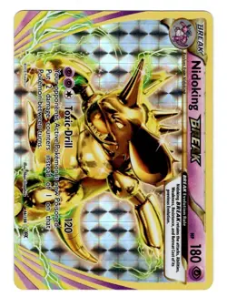 NIDOKING BREAK 46/108 BREAK RARE EVOLUTIONS POKEMON NM/M - Image 1