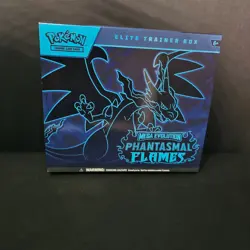 Pokemon Phantasmal Flames ETB Accessories Lot Box Sleeves Dice- NO PACK OR PROMO - Image 2