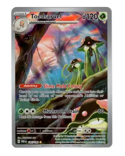 TOEDSCRUEL 185/182 ILLUSTRATION RARE PARADOX RIFT POKEMON NM/M - Image 1