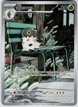 POKEMON SPEWPA 089/088 HOLO PERFECT ORDER NM/M - Image 1