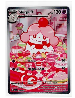 SLURPUFF 236/217 ILLUSTRATION RARE ASCENDED HEROES POKEMON NM/M - Image 1
