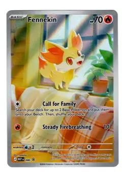 FENNEKIN 080 HOLO PROMO ME: MEGA EVOLUTION PROMO POKEMON NM/M - Image 1