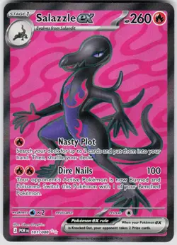 POKEMON SALAZZLE EX 101/088 PERFECT ORDER NM/M - Image 1