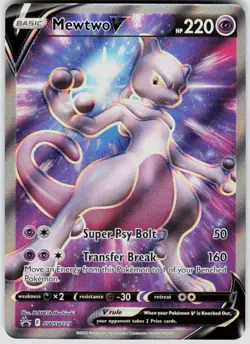 POKEMON MEWTWO V SWSH229 HOLO SWORD & SHIELD PROMO NM/M - Image 1