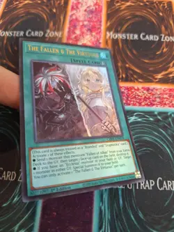 Yugioh The Fallen & the Virtuous CH01-EN019 Ultra Rare 1st Edition Near Mint - Image 2